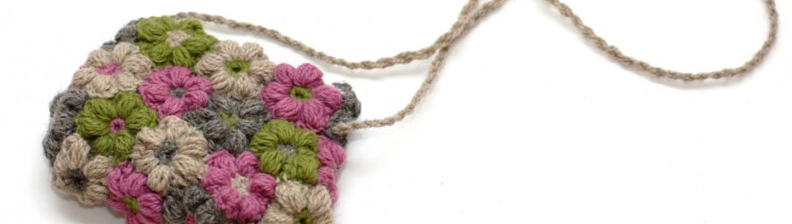 Crochet flower bag for make up/ Kvackana toletna torbica | diy crochet