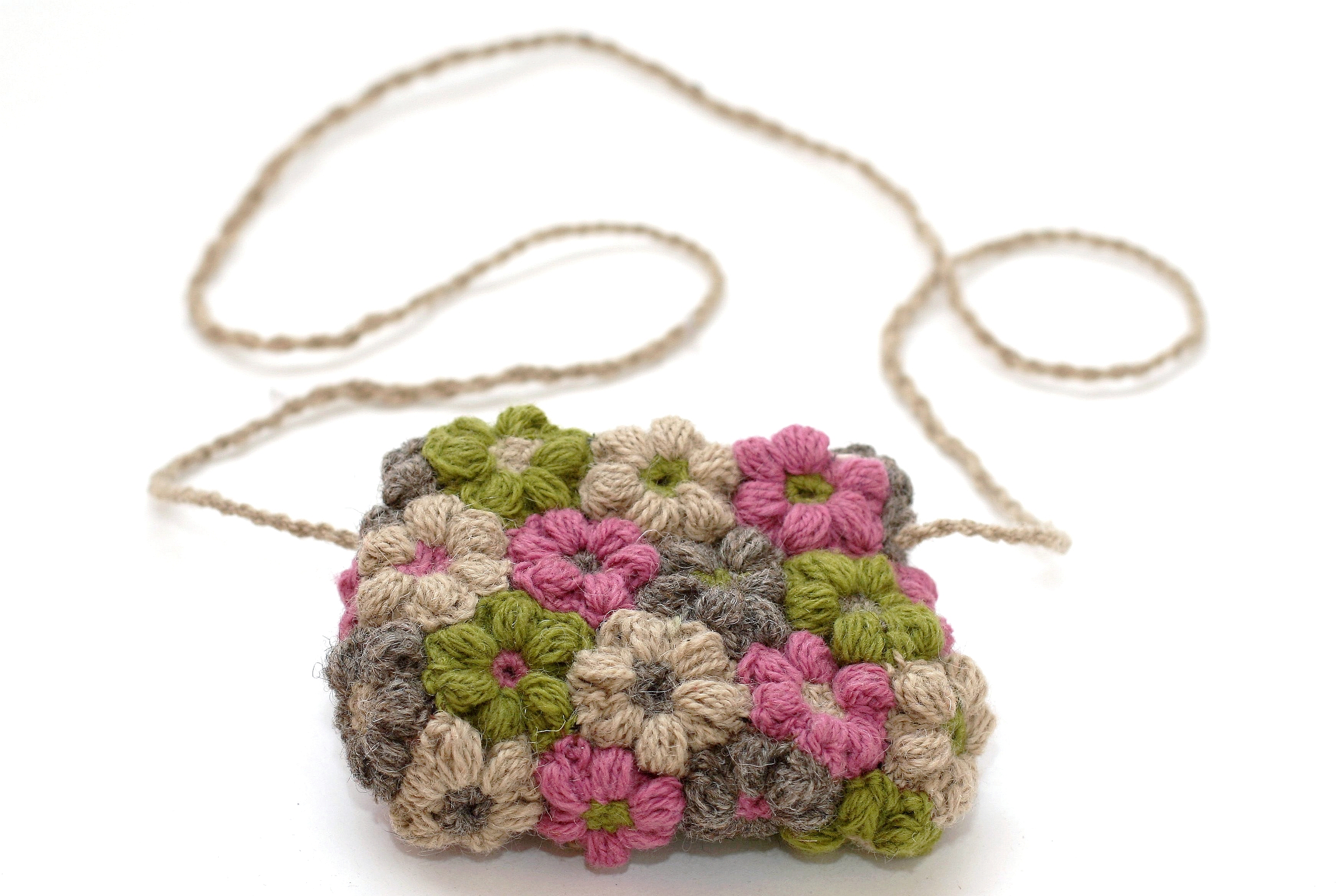 Crochet flower bag/ Torbica iz rozic | diy crochet